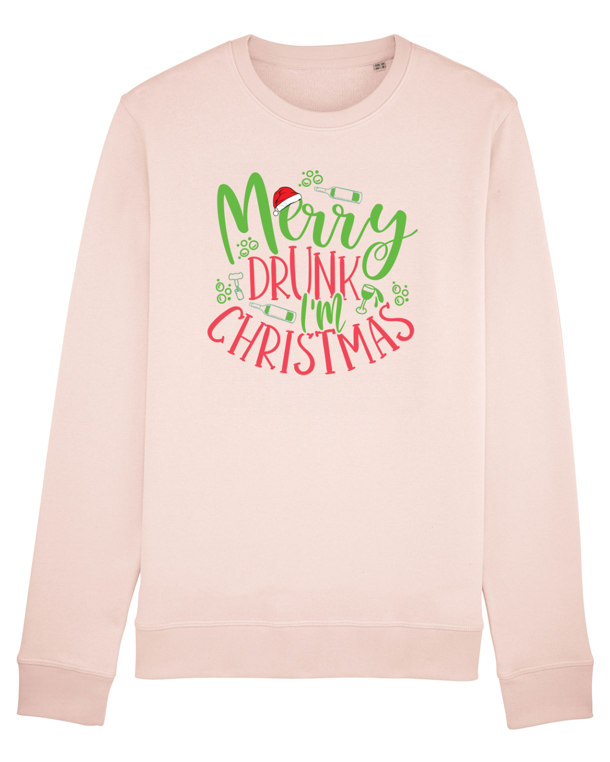 Bluză mânecă lungă Unisex Rise Candy Pink