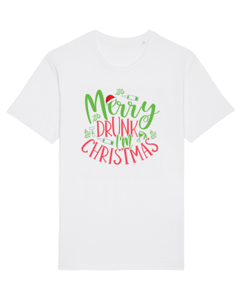 Merry drunk I'm Christmas White
