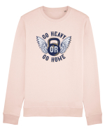 Go Heavy or Go Home Gym Bluză mânecă lungă Unisex Rise
