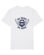 Go Heavy or Go Home Gym Tricou mânecă scurtă Unisex Rocker