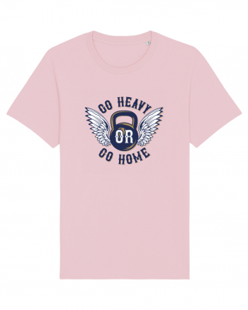 Go Heavy or Go Home Gym Cotton Pink