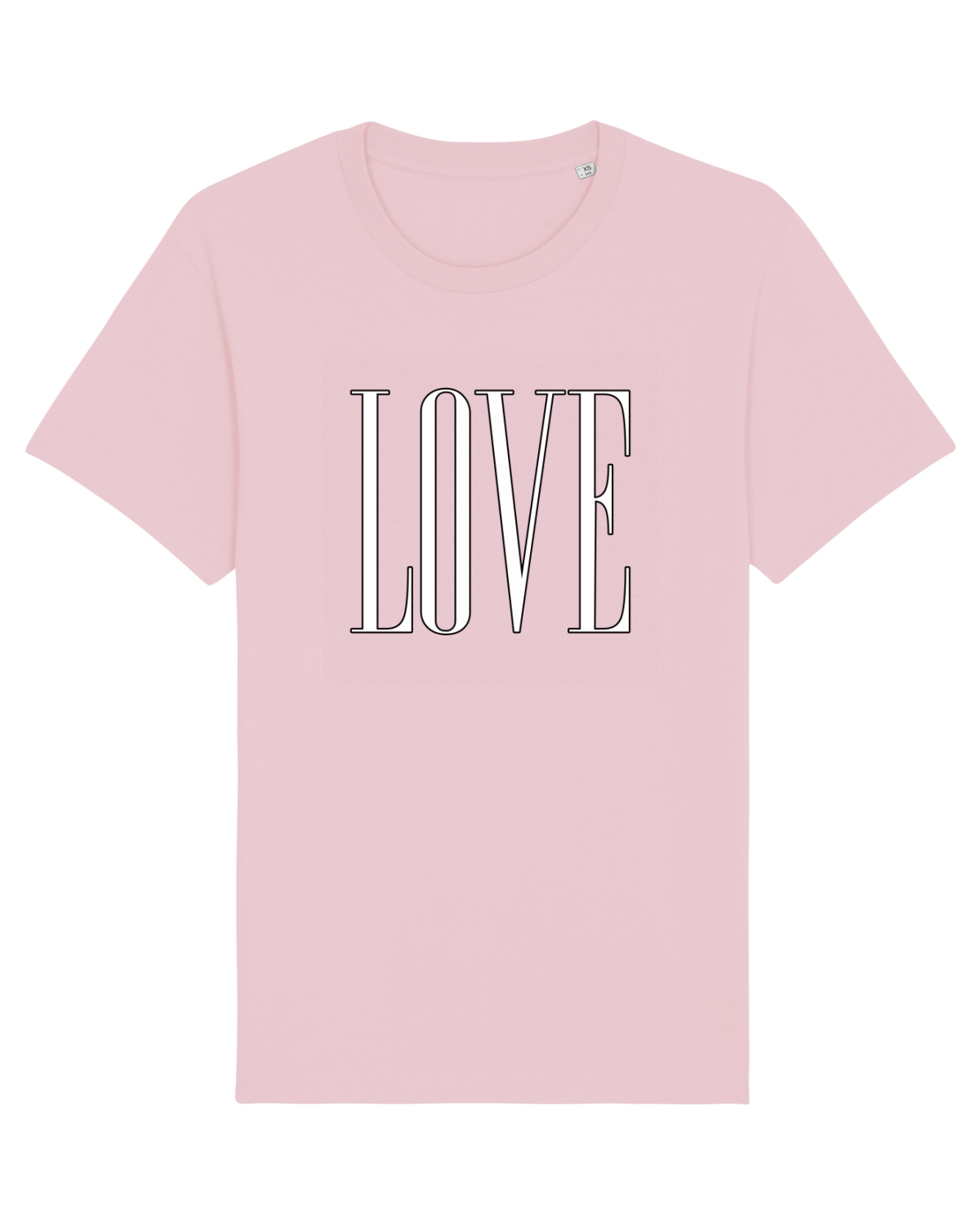 Tricou mânecă scurtă Unisex Rocker Cotton Pink