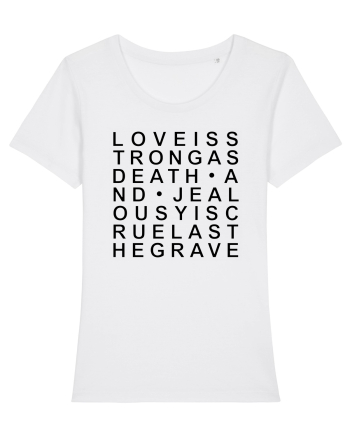 LOVE is strong White