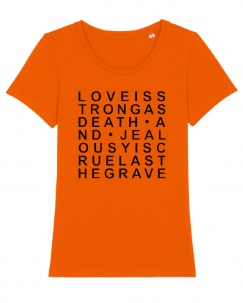 LOVE is strong Bright Orange