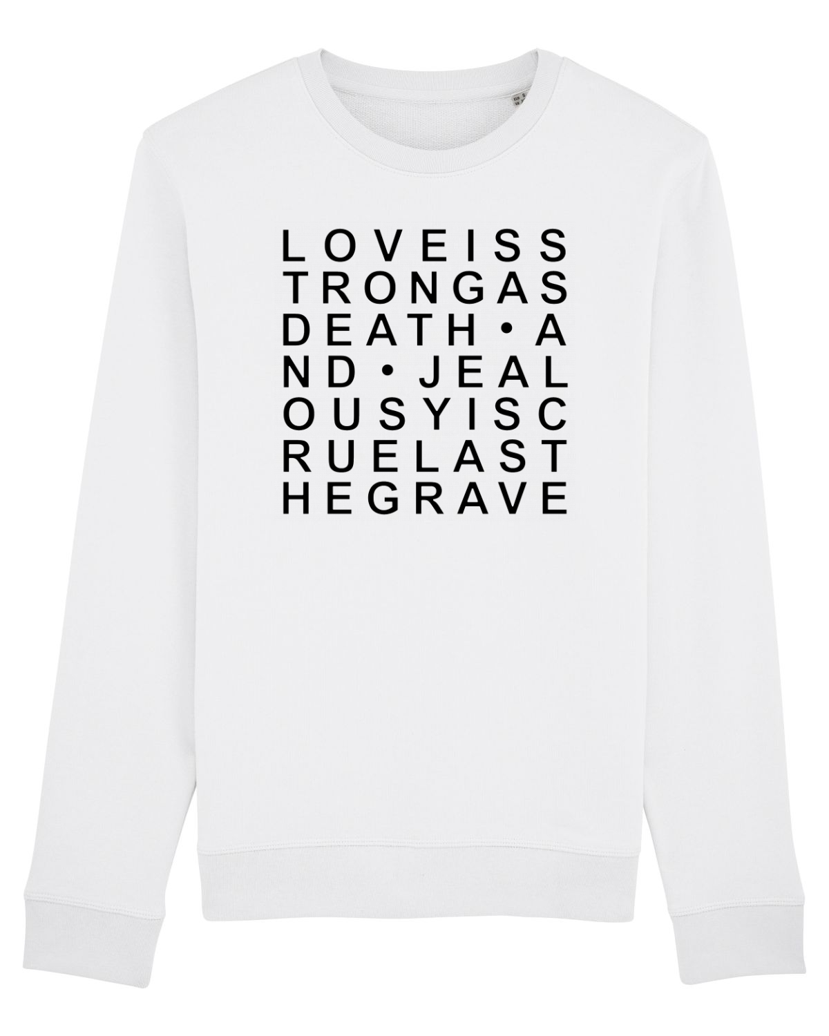 Bluză mânecă lungă Unisex Rise White