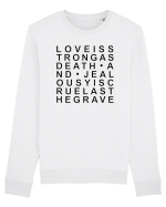 LOVE is strong Bluză mânecă lungă Unisex Rise