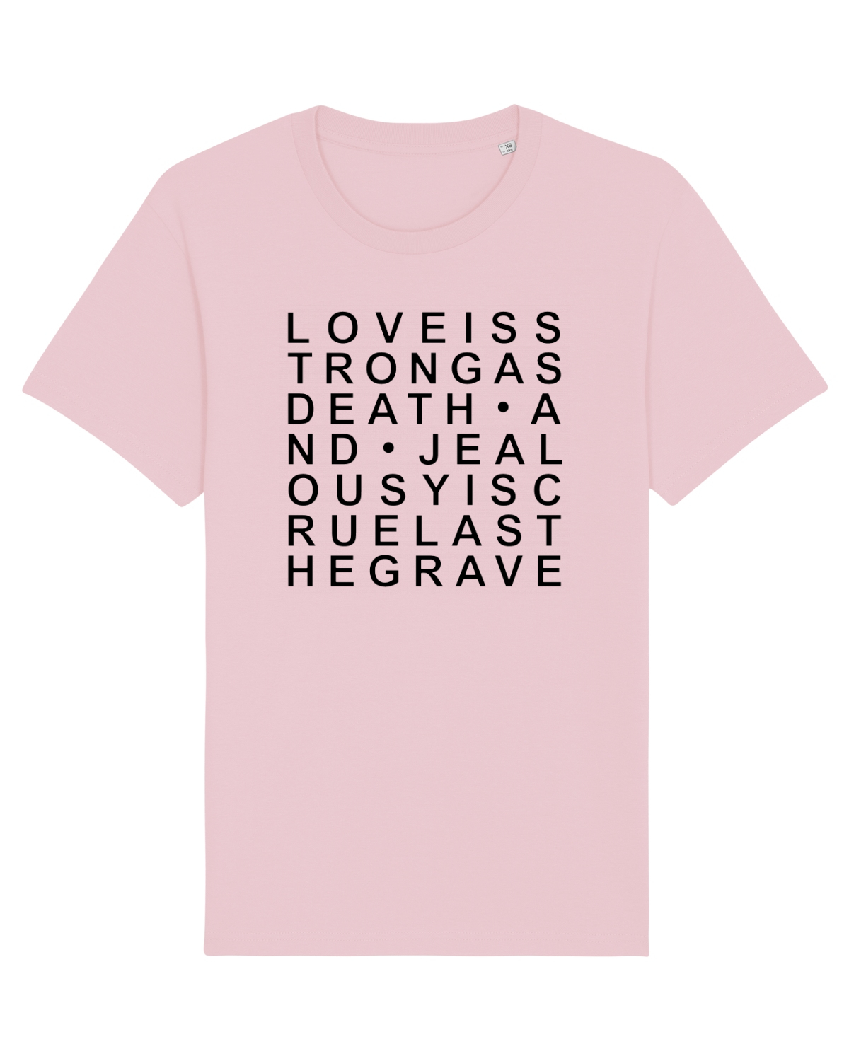 Tricou mânecă scurtă Unisex Rocker Cotton Pink