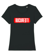 Bucuresti Tricou mânecă scurtă guler larg fitted Damă Expresser