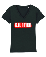 Cluj Napoca Tricou mânecă scurtă guler V Damă Evoker