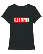 Cluj Napoca Tricou mânecă scurtă guler larg fitted Damă Expresser