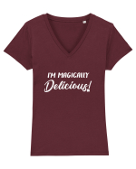 Magically delicious! Tricou mânecă scurtă guler V Damă Evoker