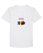Proud to be Romanian #1 Tricou mânecă scurtă guler larg Bărbat Skater