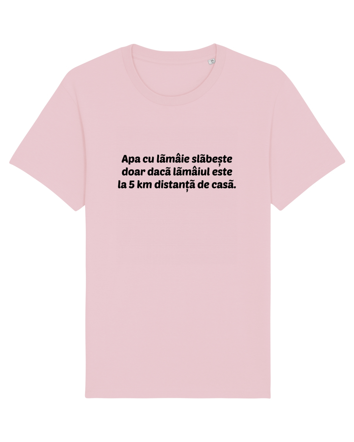Tricou mânecă scurtă Unisex Rocker Cotton Pink