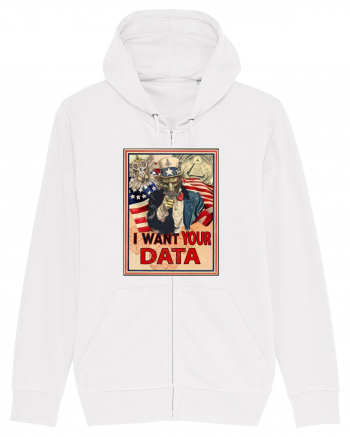 i want your data White