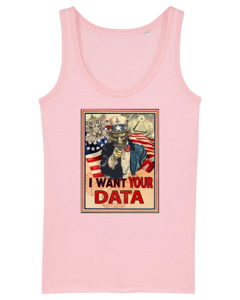 i want your data Cotton Pink