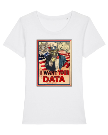 i want your data White