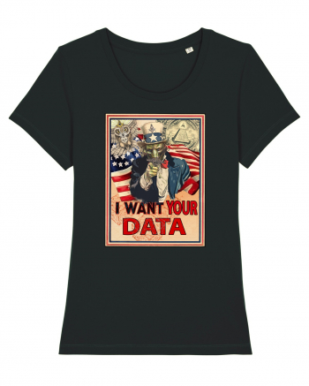 i want your data Black