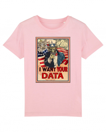 i want your data Cotton Pink