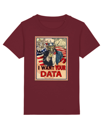 i want your data Burgundy