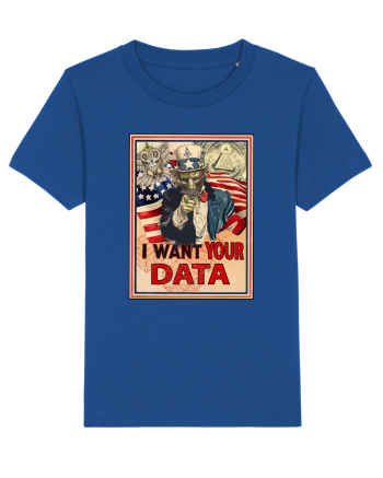 i want your data Majorelle Blue