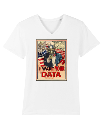 i want your data White