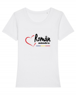 Roman mandru #5 Tricou mânecă scurtă guler larg fitted Damă Expresser