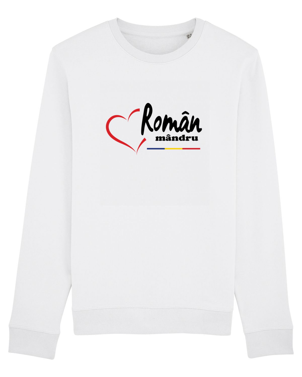 Bluză mânecă lungă Unisex Rise White