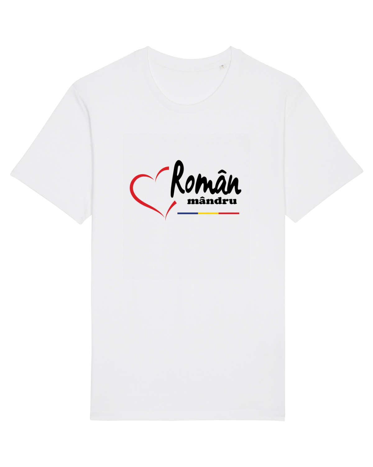 Tricou mânecă scurtă Unisex Rocker White