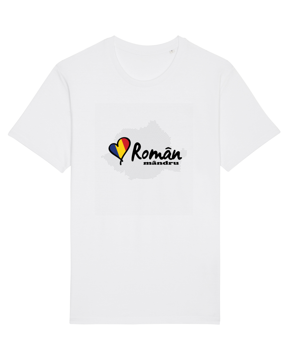 Tricou mânecă scurtă Unisex Rocker White