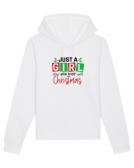 Just a Girl Who Loves Christmas Hanorac Unisex Drummer