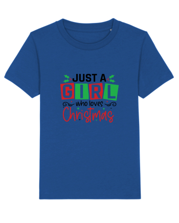 Just a Girl Who Loves Christmas Majorelle Blue