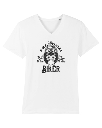 True Freedom Biker White