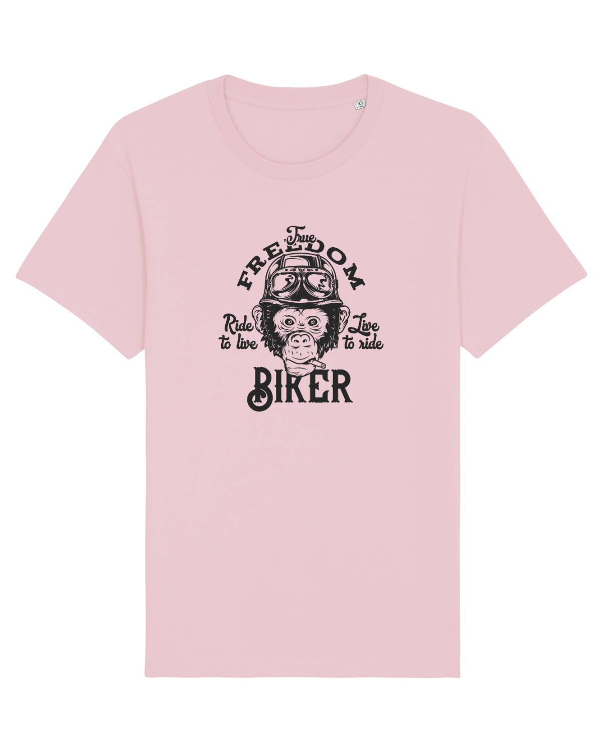 Tricou mânecă scurtă Unisex Rocker Cotton Pink