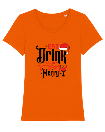 Eat, Drink and Be Merry (versiune 1) Bright Orange