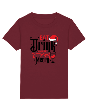 Eat, Drink and Be Merry (versiune 1) Burgundy