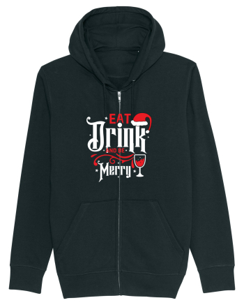 Eat, Drink and Be Merry (versiune 1) alb Black