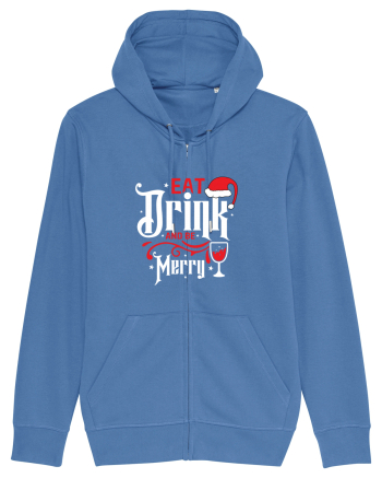 Eat, Drink and Be Merry (versiune 1) alb Bright Blue