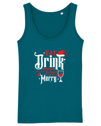 Eat, Drink and Be Merry (versiune 1) alb Ocean Depth