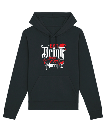 Eat, Drink and Be Merry (versiune 1) alb Black