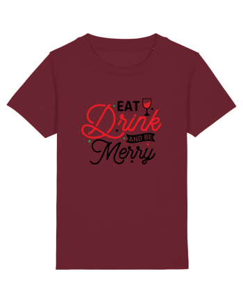 Eat, Drink and Be Merry (versiune 2) Burgundy