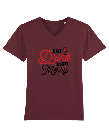 Eat, Drink and Be Merry (versiune 2) Burgundy