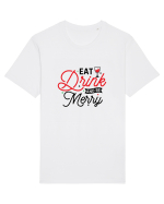 Eat, Drink and Be Merry (versiune 2) Tricou mânecă scurtă Unisex Rocker