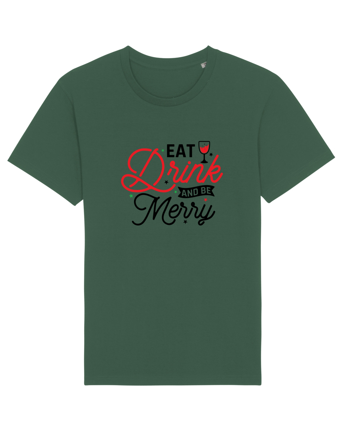 Tricou mânecă scurtă Unisex Rocker Bottle Green