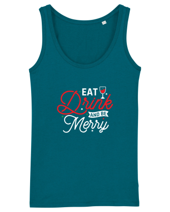 Eat, Drink and Be Merry (versiune 2) alb Ocean Depth