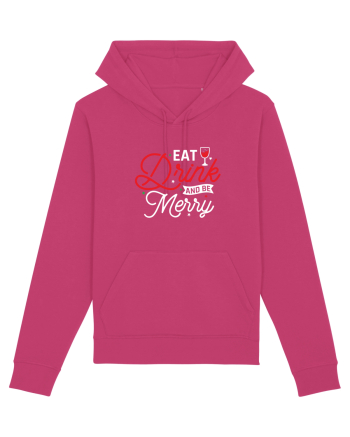 Eat, Drink and Be Merry (versiune 2) alb Raspberry