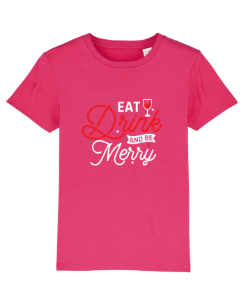 Eat, Drink and Be Merry (versiune 2) alb Raspberry