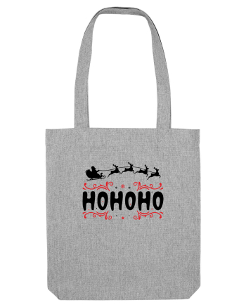 Ho Ho Ho (Moș Crăciun) negru Heather Grey