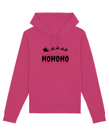 Ho Ho Ho (Moș Crăciun) negru Raspberry