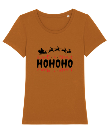 Ho Ho Ho (Moș Crăciun) negru Roasted Orange