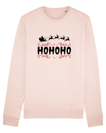 Ho Ho Ho (Moș Crăciun) negru Candy Pink